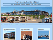 Tablet Screenshot of ferien-buesum.com